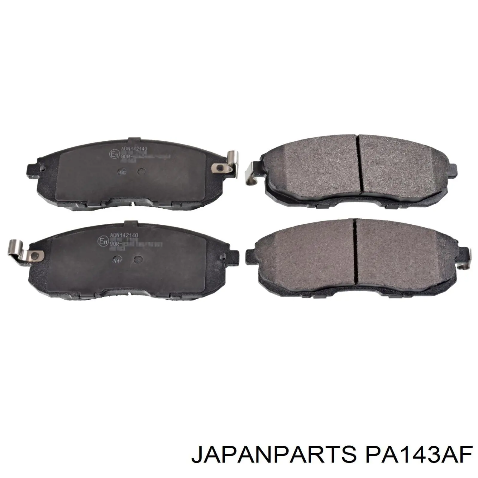 PA-143AF Japan Parts pastillas de freno delanteras