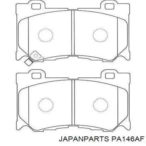 PA-146AF Japan Parts pastillas de freno delanteras