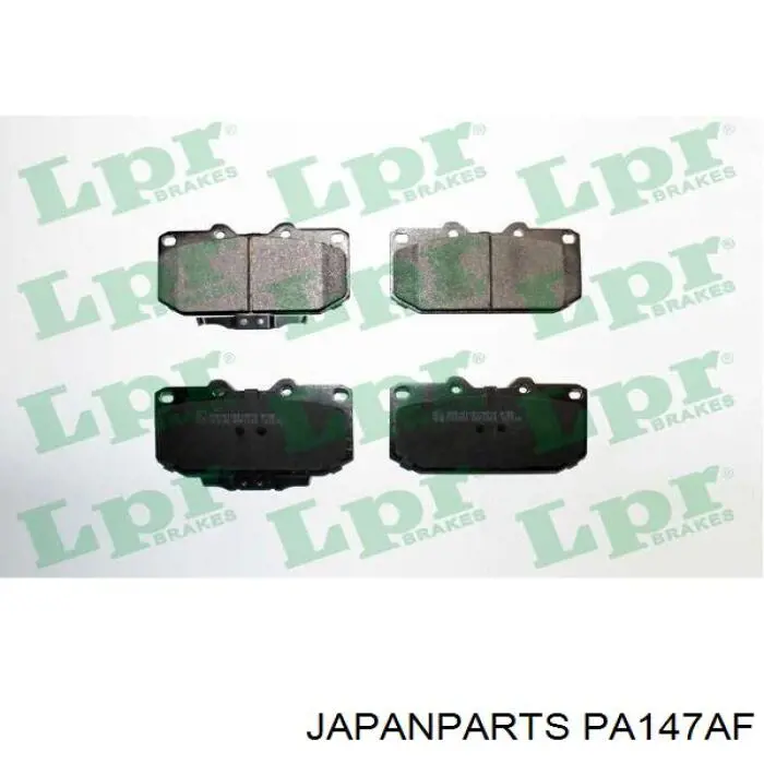 PA-147AF Japan Parts pastillas de freno delanteras