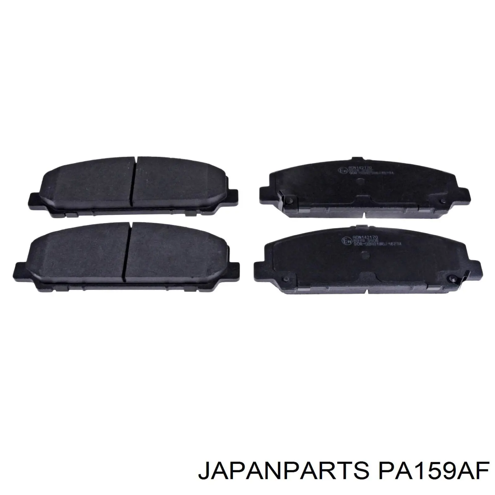 Comprar PA159AF Japan Parts Pastillas delanteras de freno