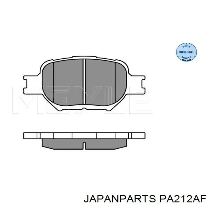 Comprar PA212AF Japan Parts Pastillas delanteras de freno