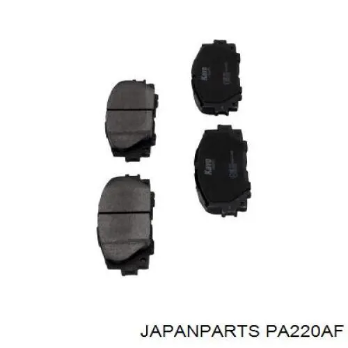 Pastillas de freno PA220AF Japan Parts