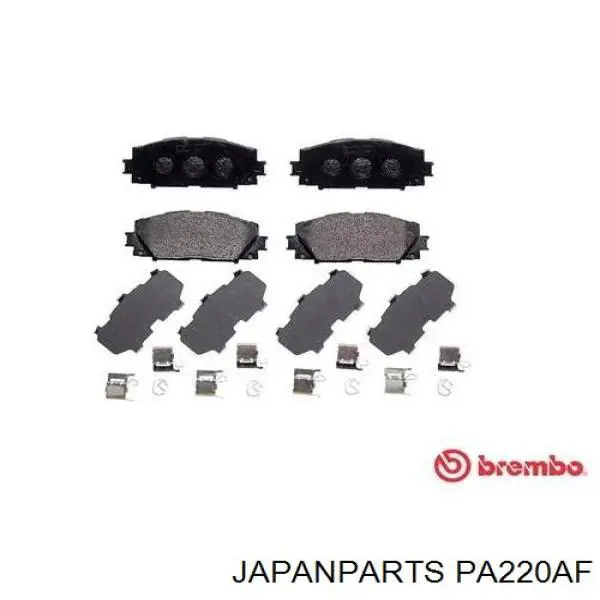 Pastillas freno delanteras Japan Parts PA220AF precio, desde 41,14 EUR
