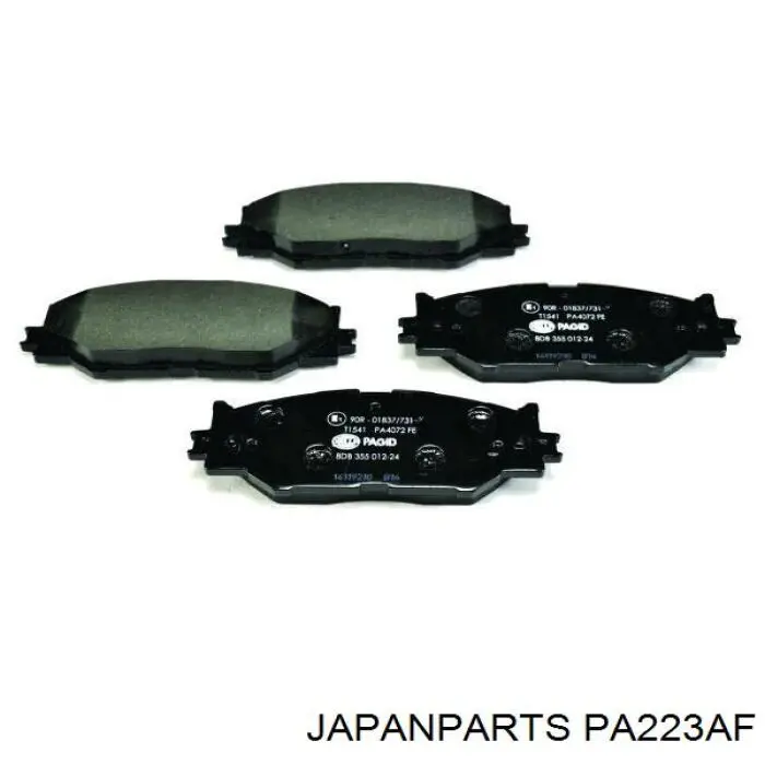 Pastillas freno delanteras Japan Parts PA223AF precio, desde 39,49 EUR