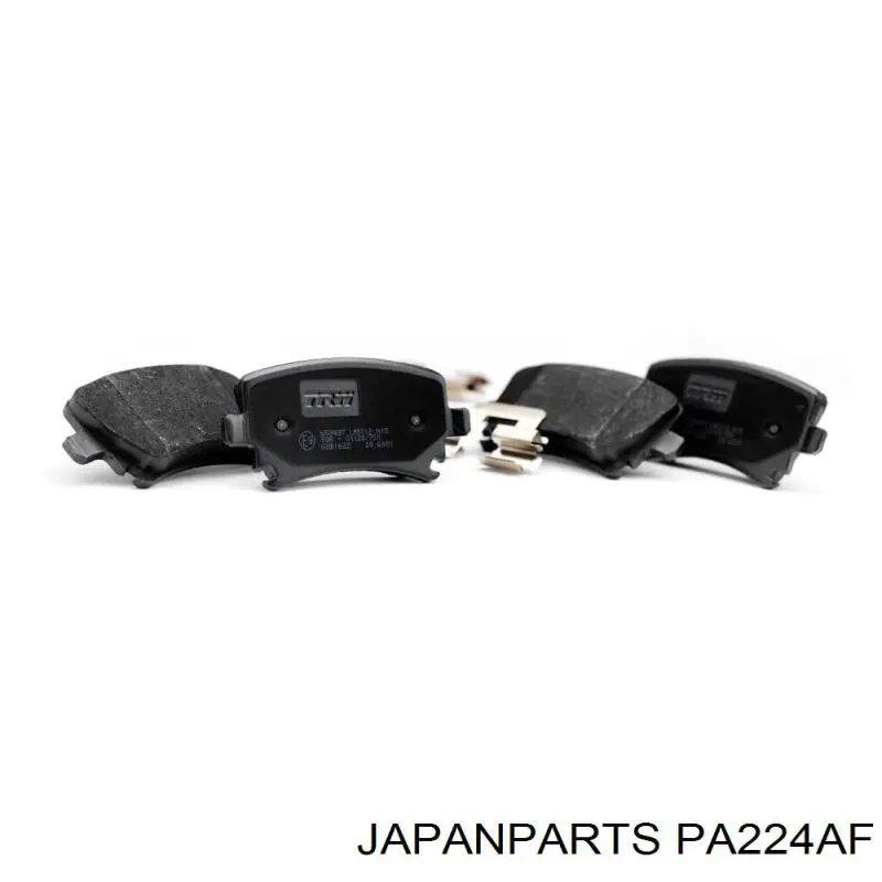 PA224AF Japan Parts pastillas de freno delanteras