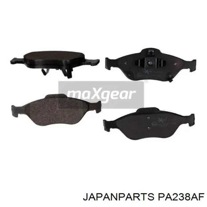 Pastillas de freno delanteras Japan Parts PA238AF