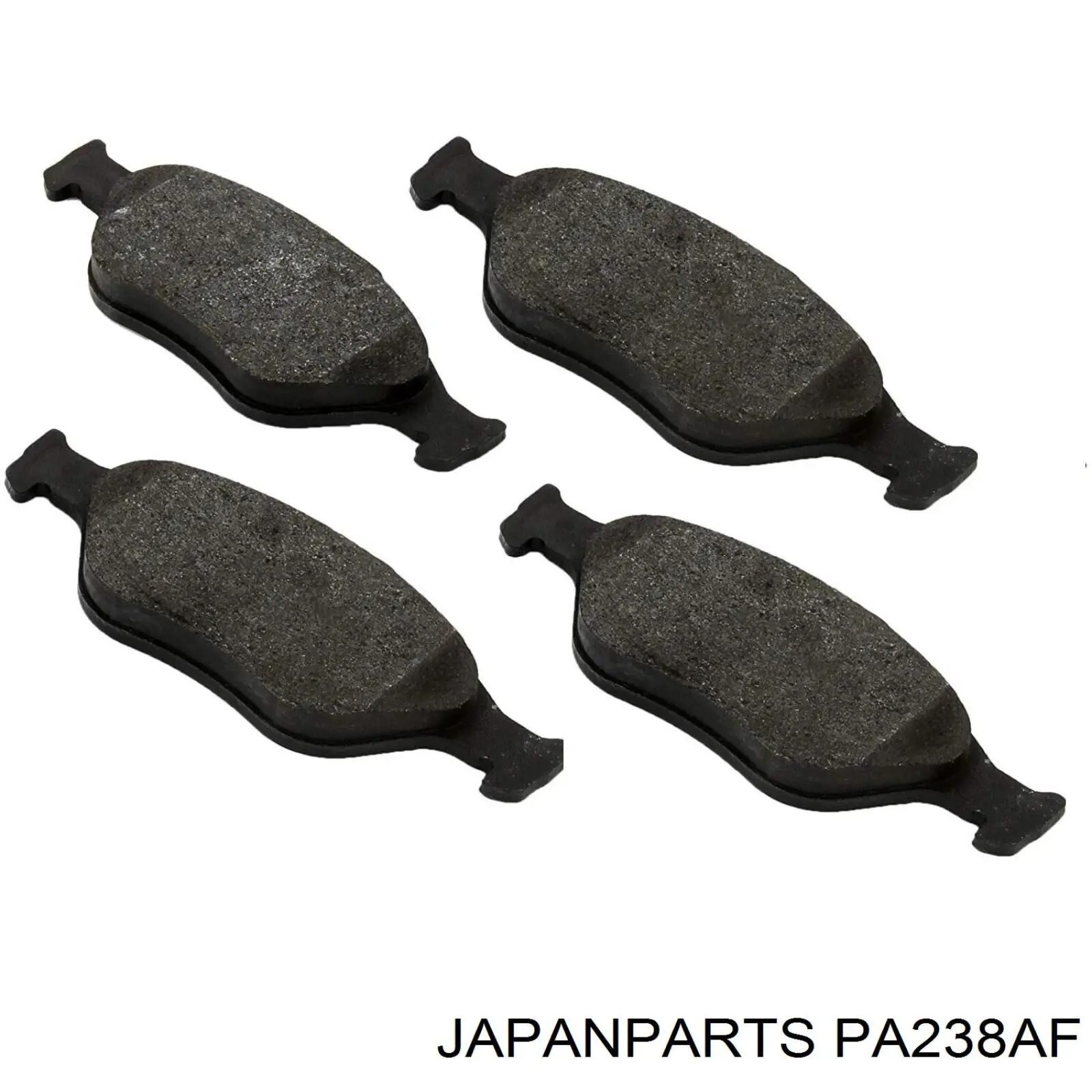 PA238AF Japan Parts pastillas de freno delanteras