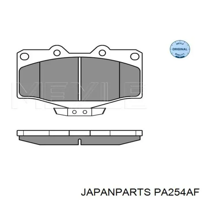 Comprar PA254AF Japan Parts Pastillas delanteras de freno