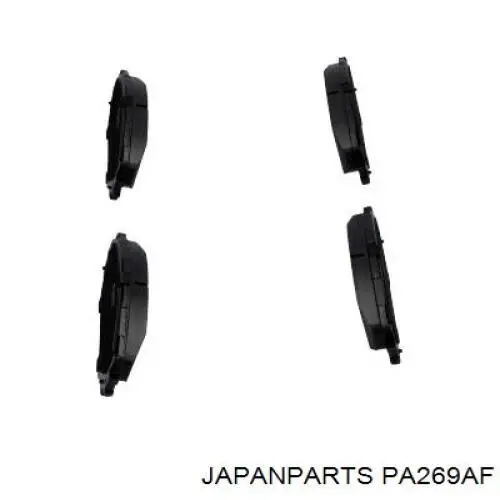 Pastillas freno delanteras Japan Parts PA269AF precio, desde 29,84 EUR