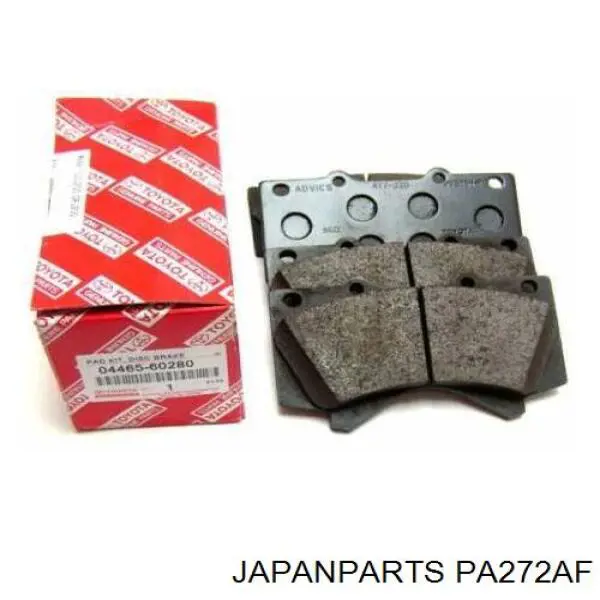 Pastillas de freno PA272AF Japan Parts