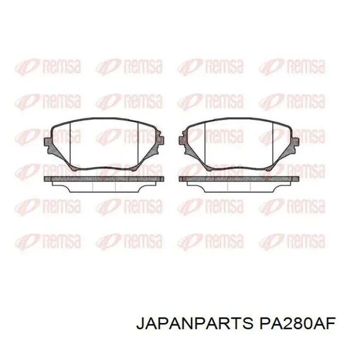 Pastillas de freno delanteras Toyota RAV4 2 XA2