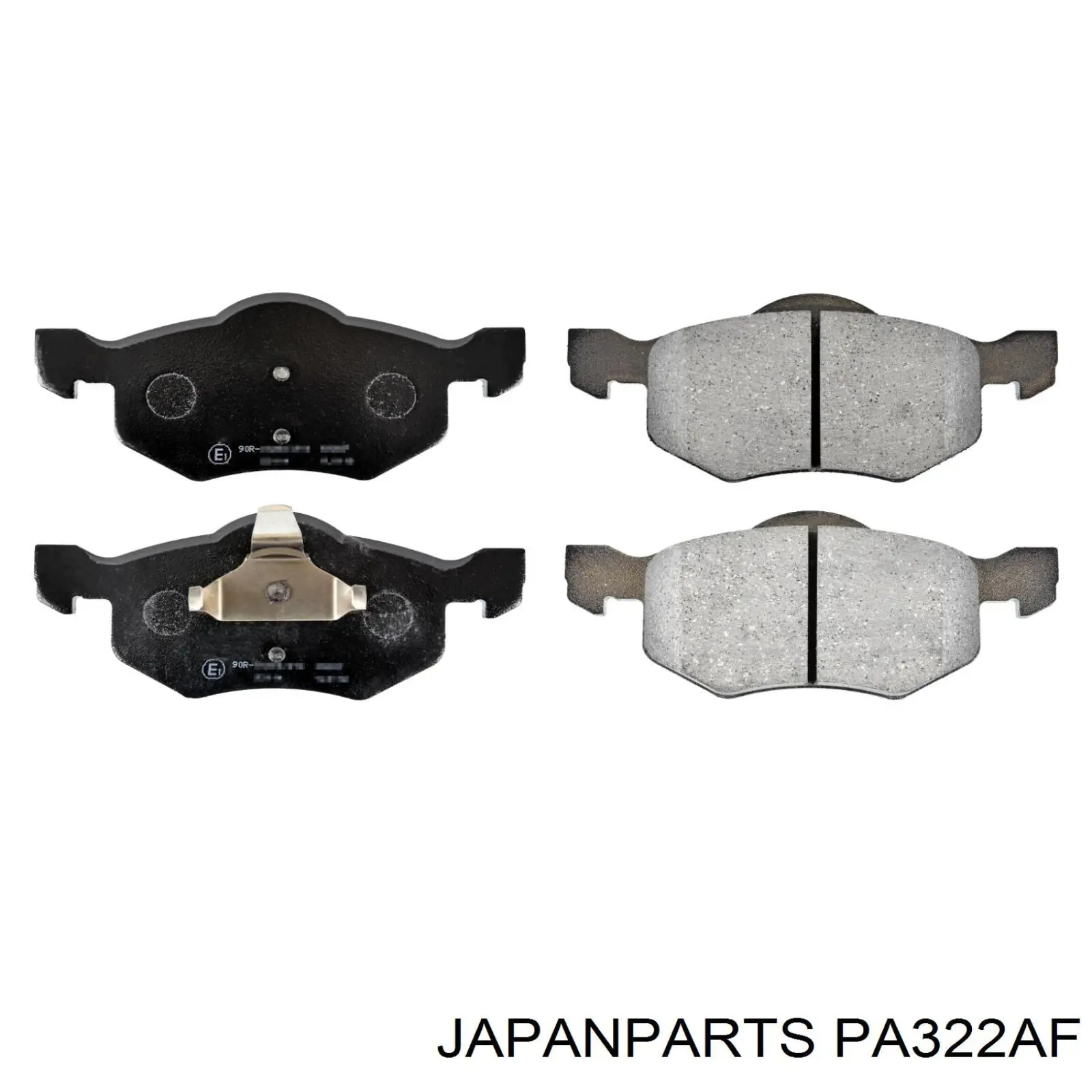 PA-322AF Japan Parts pastillas de freno delanteras