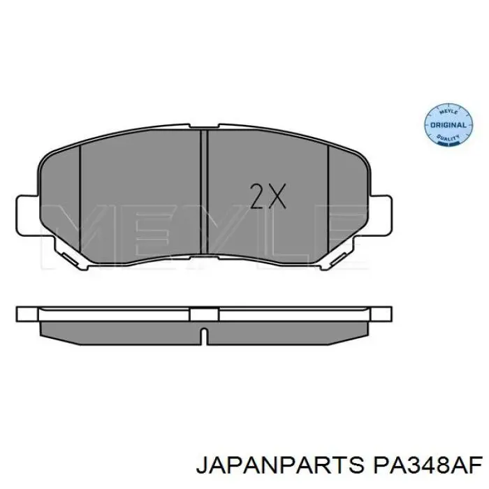 Pastillas freno delanteras Japan Parts PA348AF precio, desde 34,01 EUR