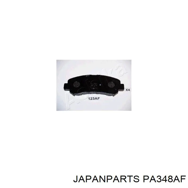 Pastillas de freno PA348AF Japan Parts