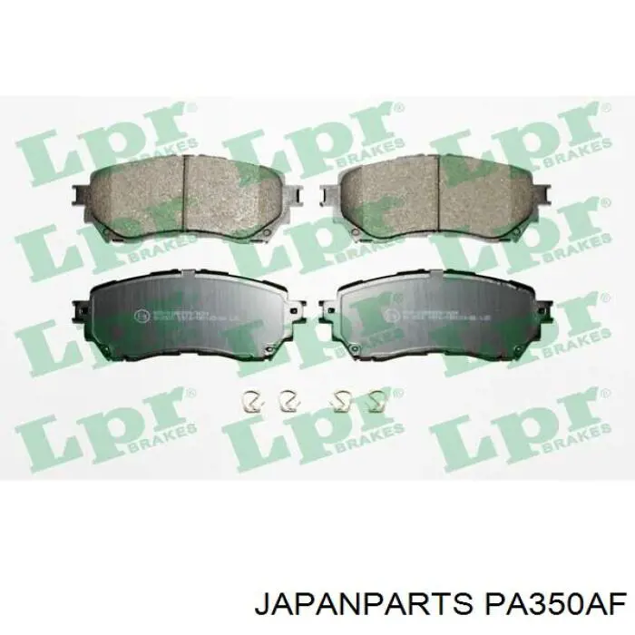 Pastillas de freno PA350AF Japan Parts