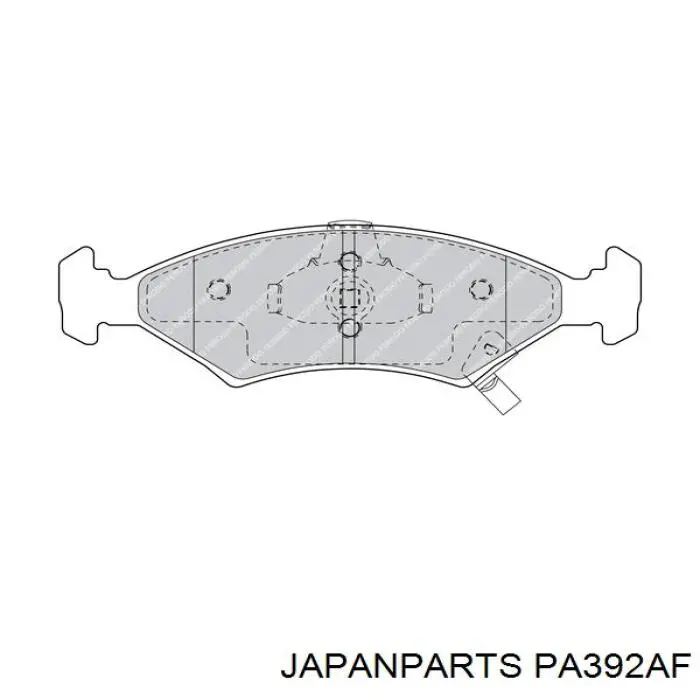 Comprar PA392AF Japan Parts Pastillas delanteras de freno
