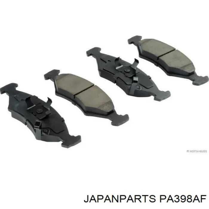 Pastillas de freno delanteras Japan Parts PA398AF