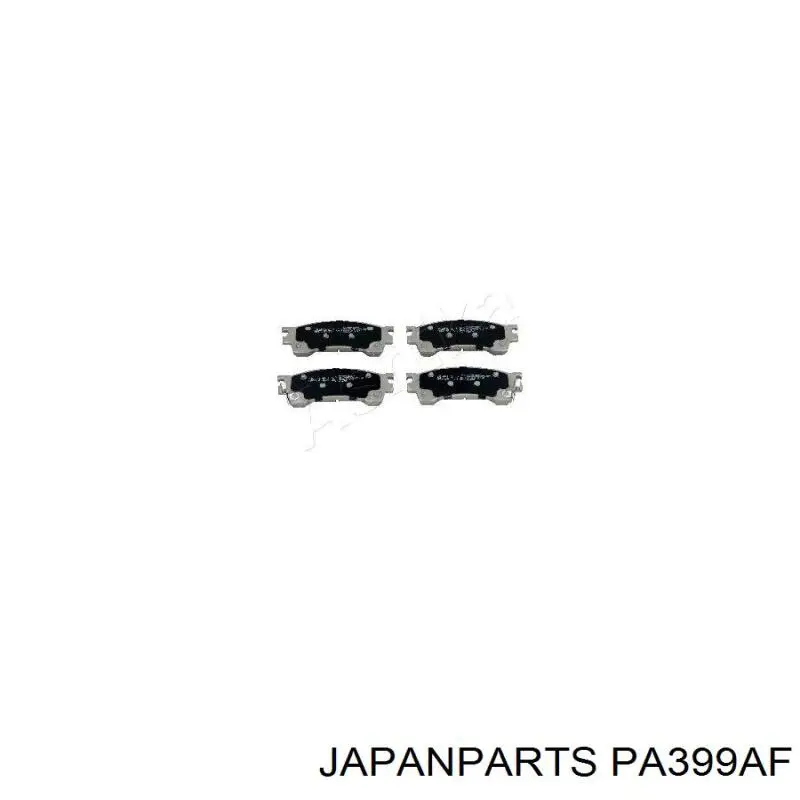 Pastillas de freno delanteras Japan Parts PA399AF