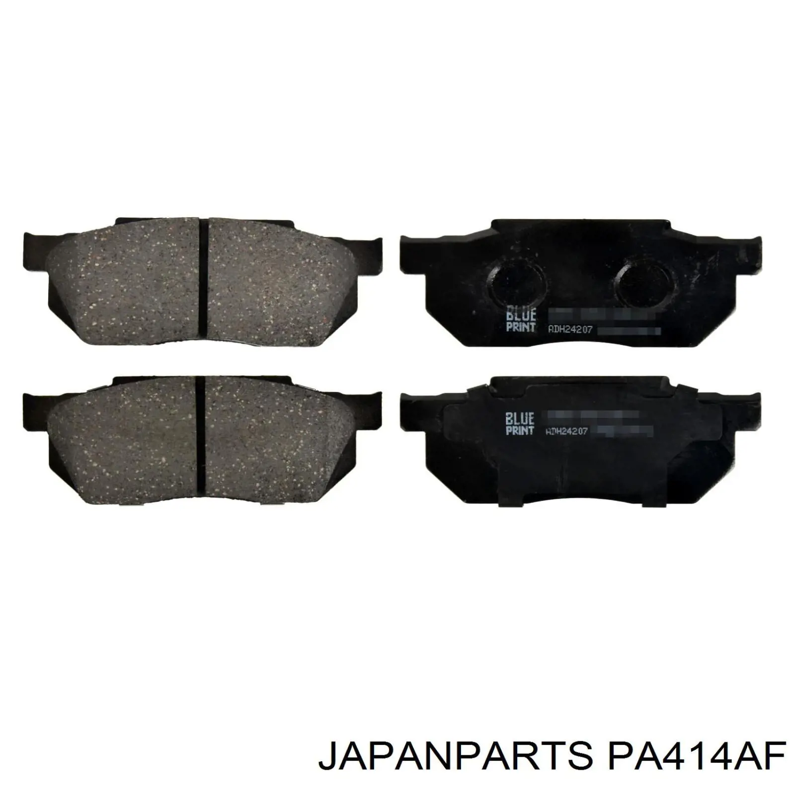 Pastillas de freno PA414AF Japan Parts