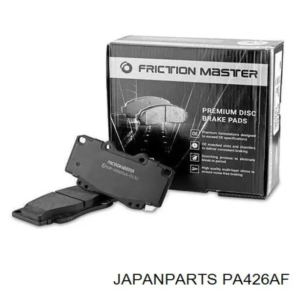 Pastillas de freno PA426AF Japan Parts