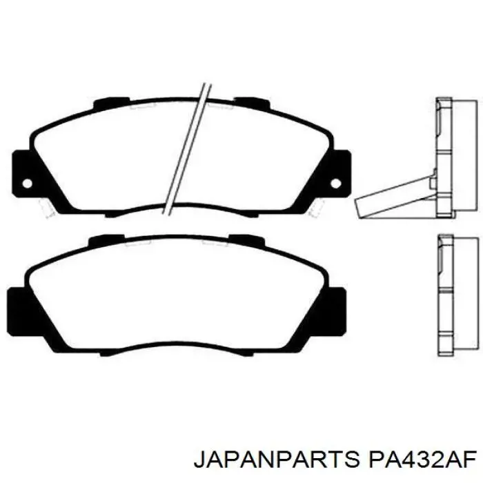 Pastillas de freno PA432AF Japan Parts