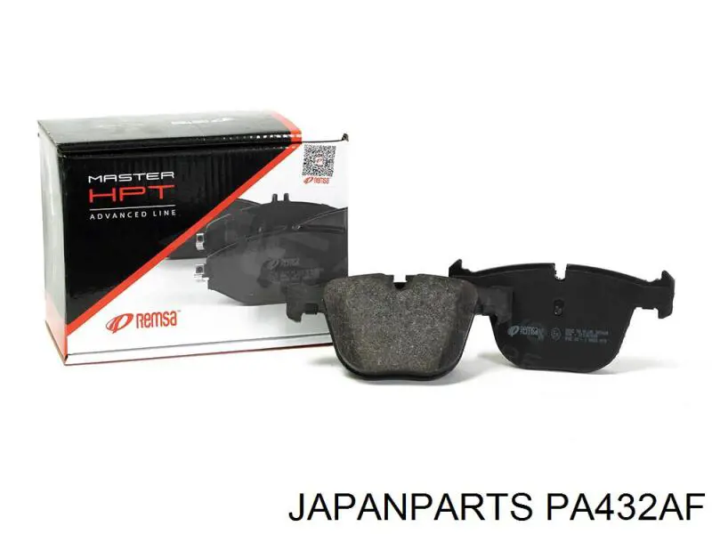 Pastillas de freno delanteras Japan Parts PA432AF