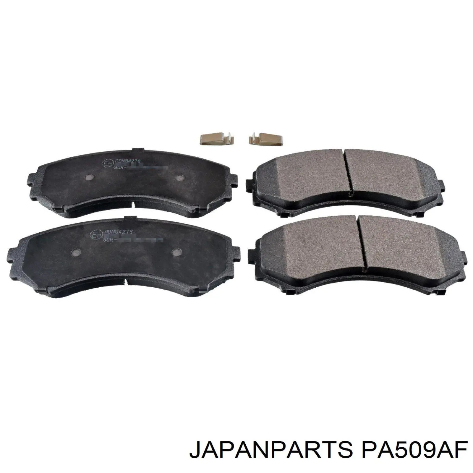 PA-509AF Japan Parts pastillas de freno delanteras