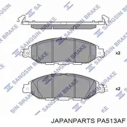 Pastillas freno delanteras Japan Parts PA513AF precio, desde 54,88 EUR