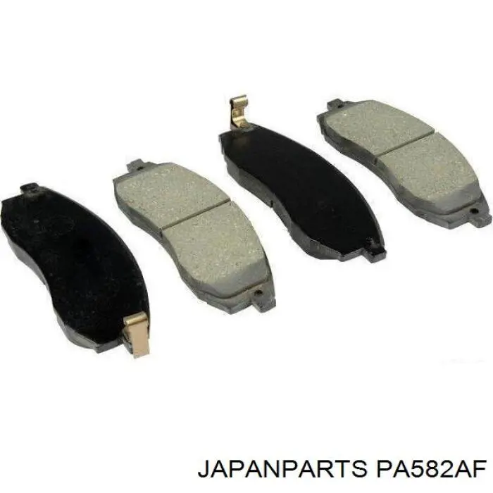 PA-582AF Japan Parts pastillas de freno delanteras
