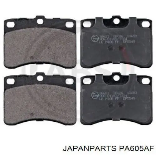 Comprar PA605AF Japan Parts Pastillas delanteras de freno