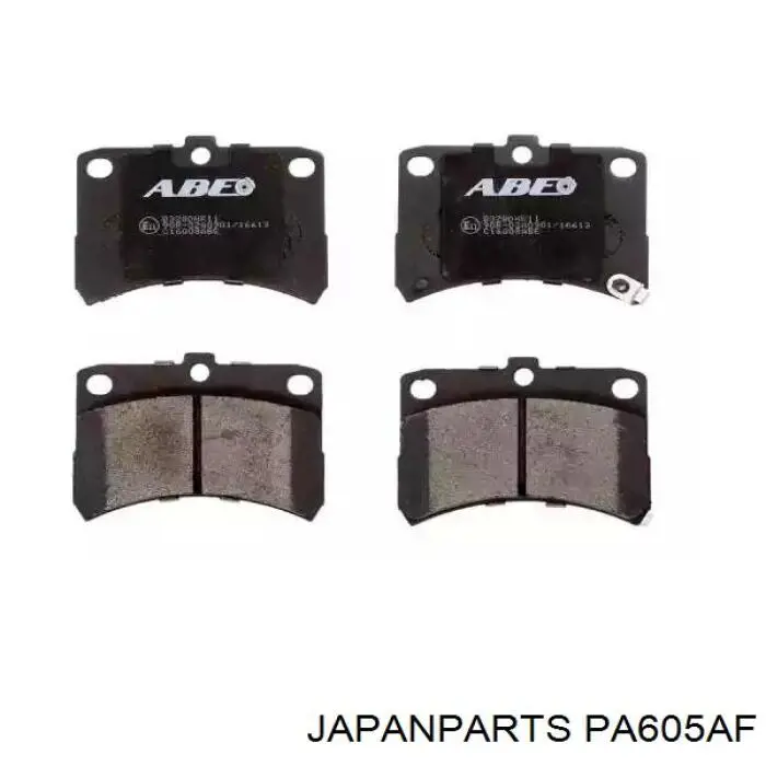 Pastillas freno delanteras Japan Parts PA605AF precio, desde 41,14 EUR