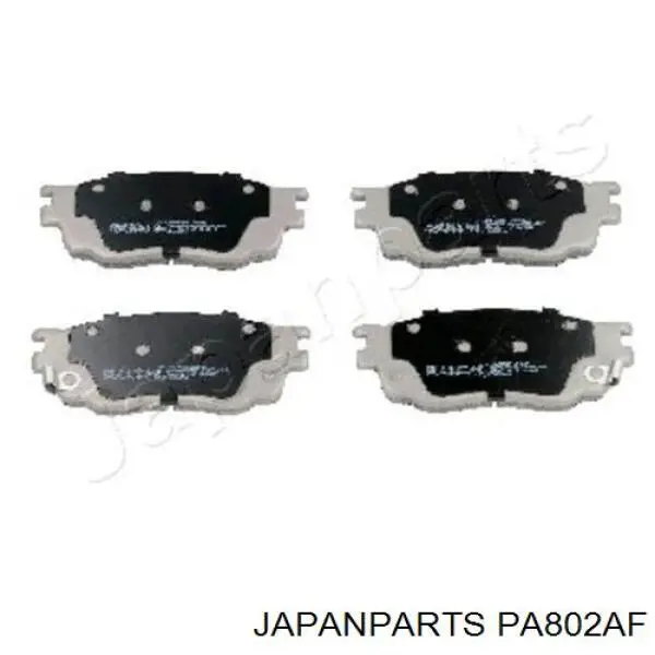 Pastillas de freno delanteras Japan Parts PA802AF