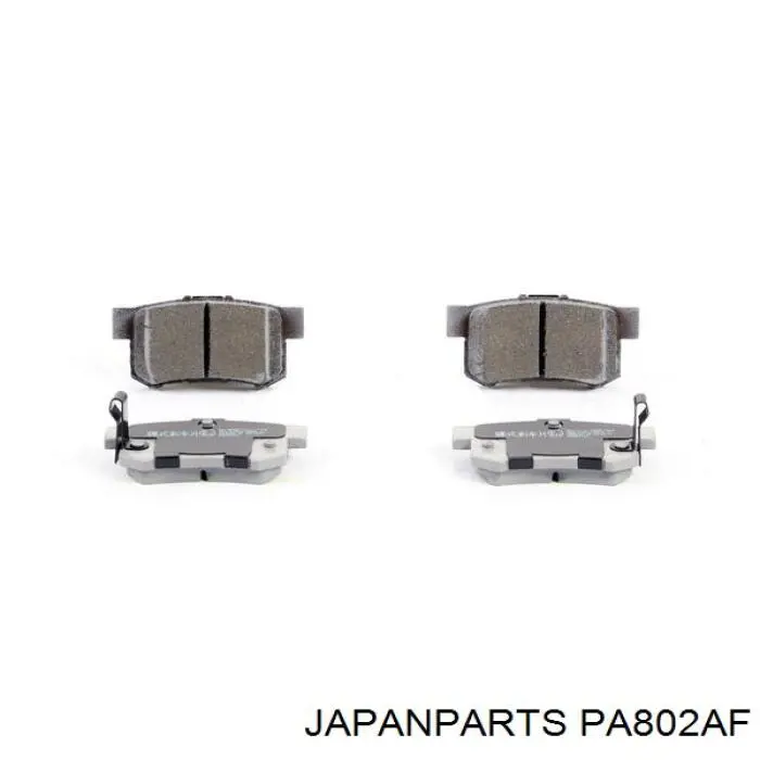 PA802AF Japan Parts Pastillas delanteras