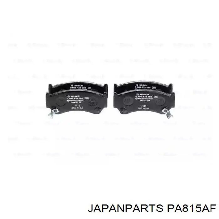 Comprar PA815AF Japan Parts Pastillas delanteras de freno