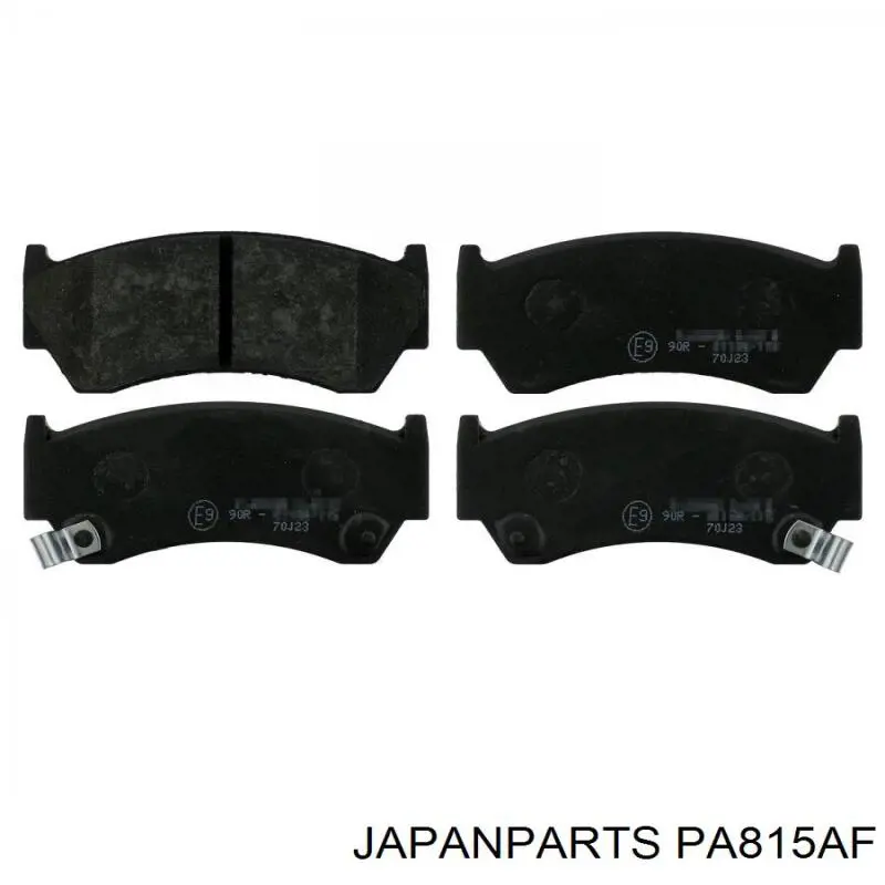 PA815AF Japan Parts pastillas de freno delanteras