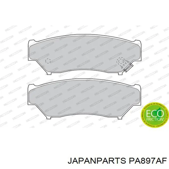 Pastillas de freno PA897AF Japan Parts