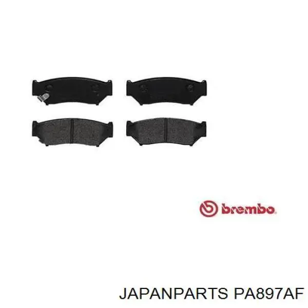 Pastillas freno delanteras Japan Parts PA897AF precio, desde 23,08 EUR