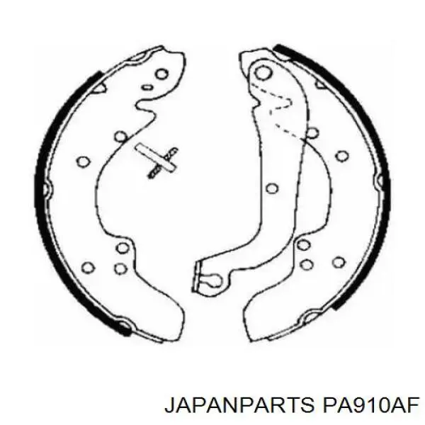 Pastillas de freno PA910AF Japan Parts