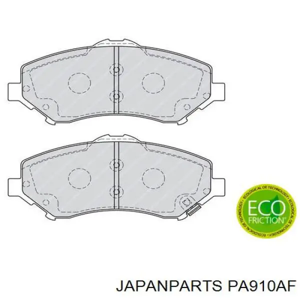 Comprar PA910AF Japan Parts Pastillas delanteras de freno