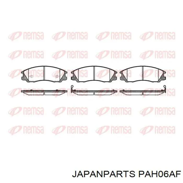 Pastillas freno delanteras Japan Parts PAH06AF precio, desde 32,70 EUR