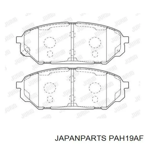 Comprar PAH19AF Japan Parts Pastillas delanteras de freno