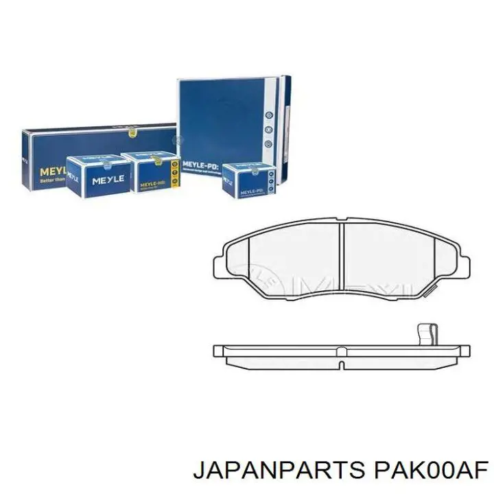 Pastillas freno delanteras Japan Parts PAK00AF precio, desde 28,46 EUR