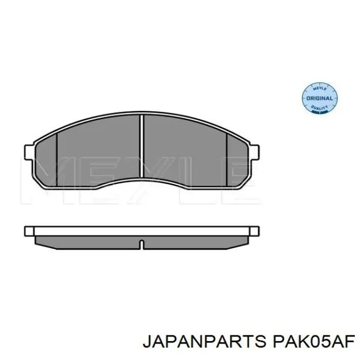Comprar PAK05AF Japan Parts Pastillas delanteras de freno