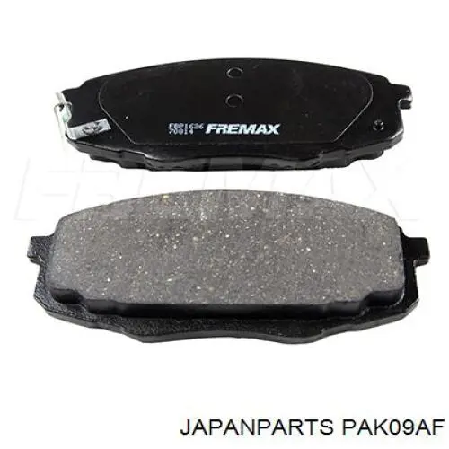 Pastillas de freno PAK09AF Japan Parts