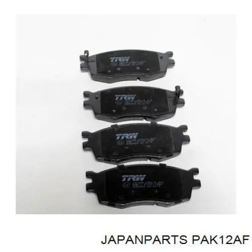 Pastillas de freno PAK12AF Japan Parts