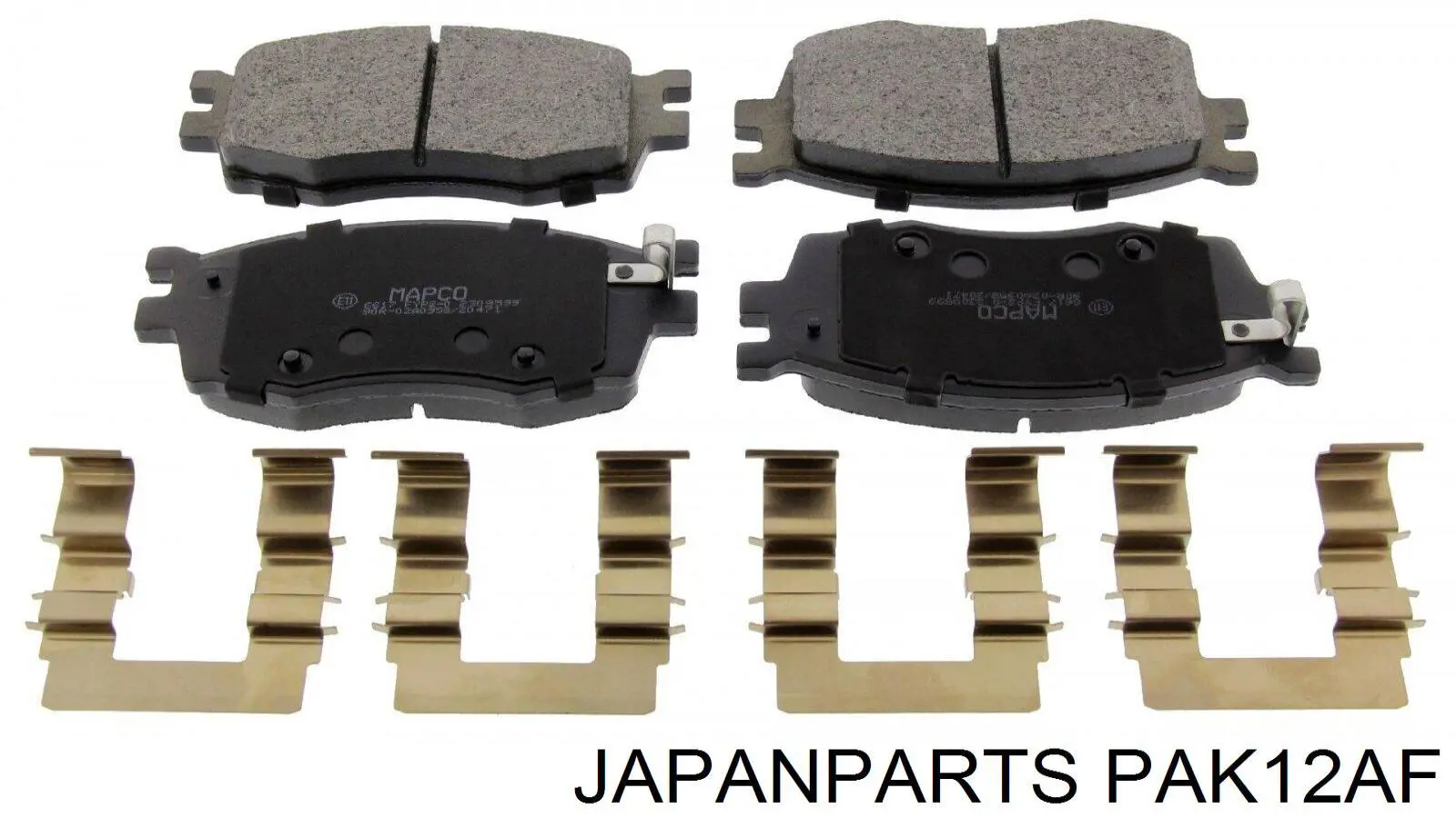 Pastillas de freno delanteras Japan Parts PAK12AF