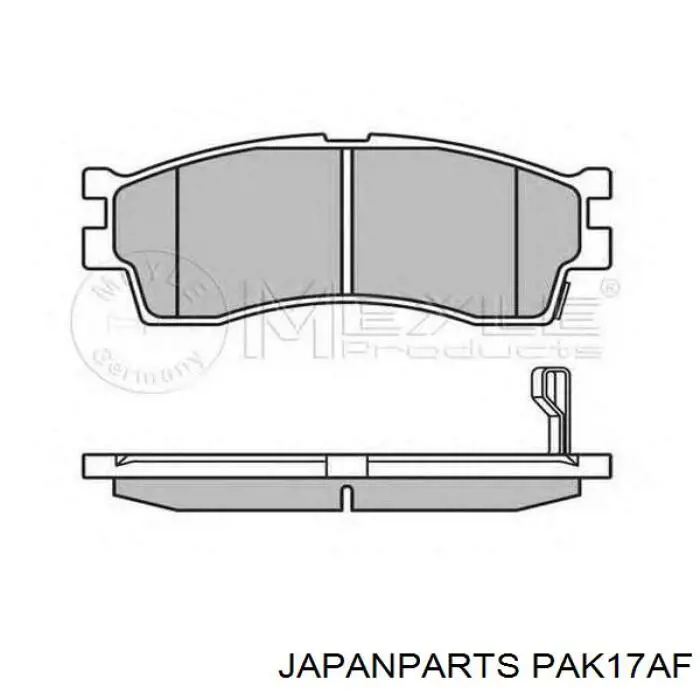 Pastillas de freno PAK17AF Japan Parts