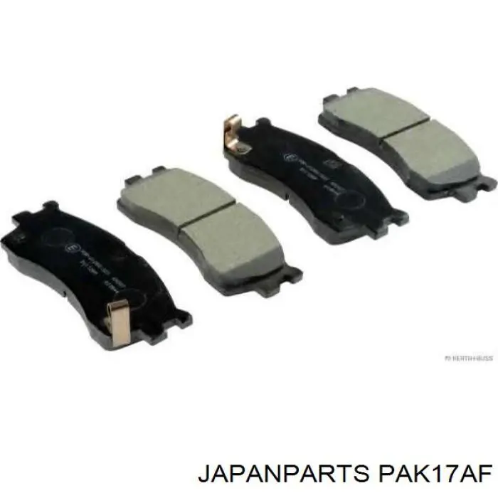PAK17AF Japan Parts Pastillas delanteras
