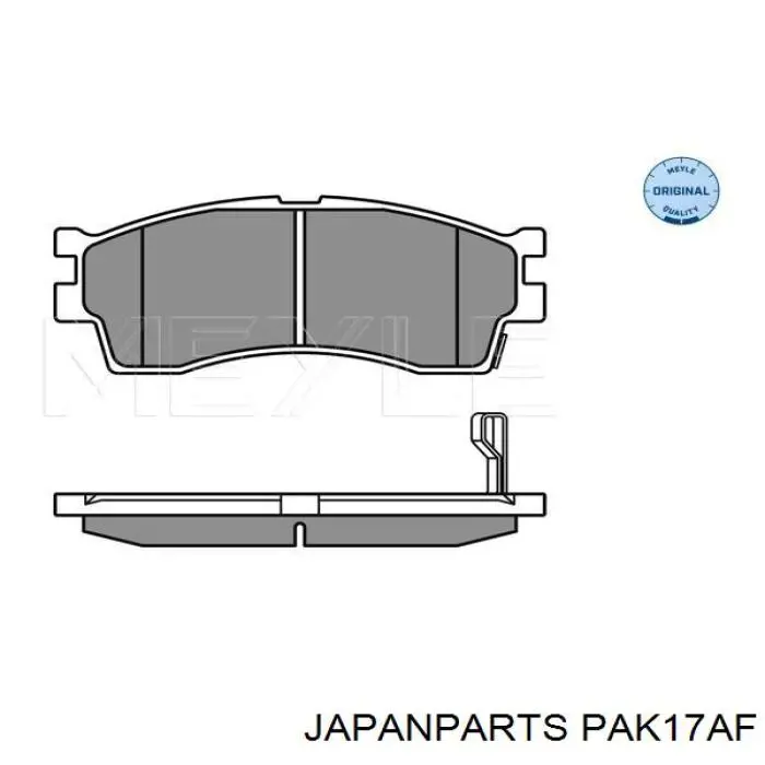 Comprar PAK17AF Japan Parts Pastillas delanteras de freno