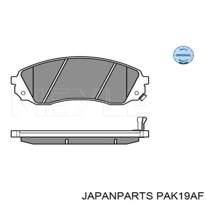 Comprar PAK19AF Japan Parts Pastillas delanteras de freno